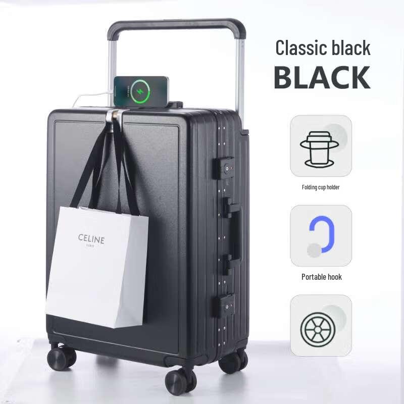 Li Shen Kuan Aluminum Frame Hardside Spinner Luggage 20 inches