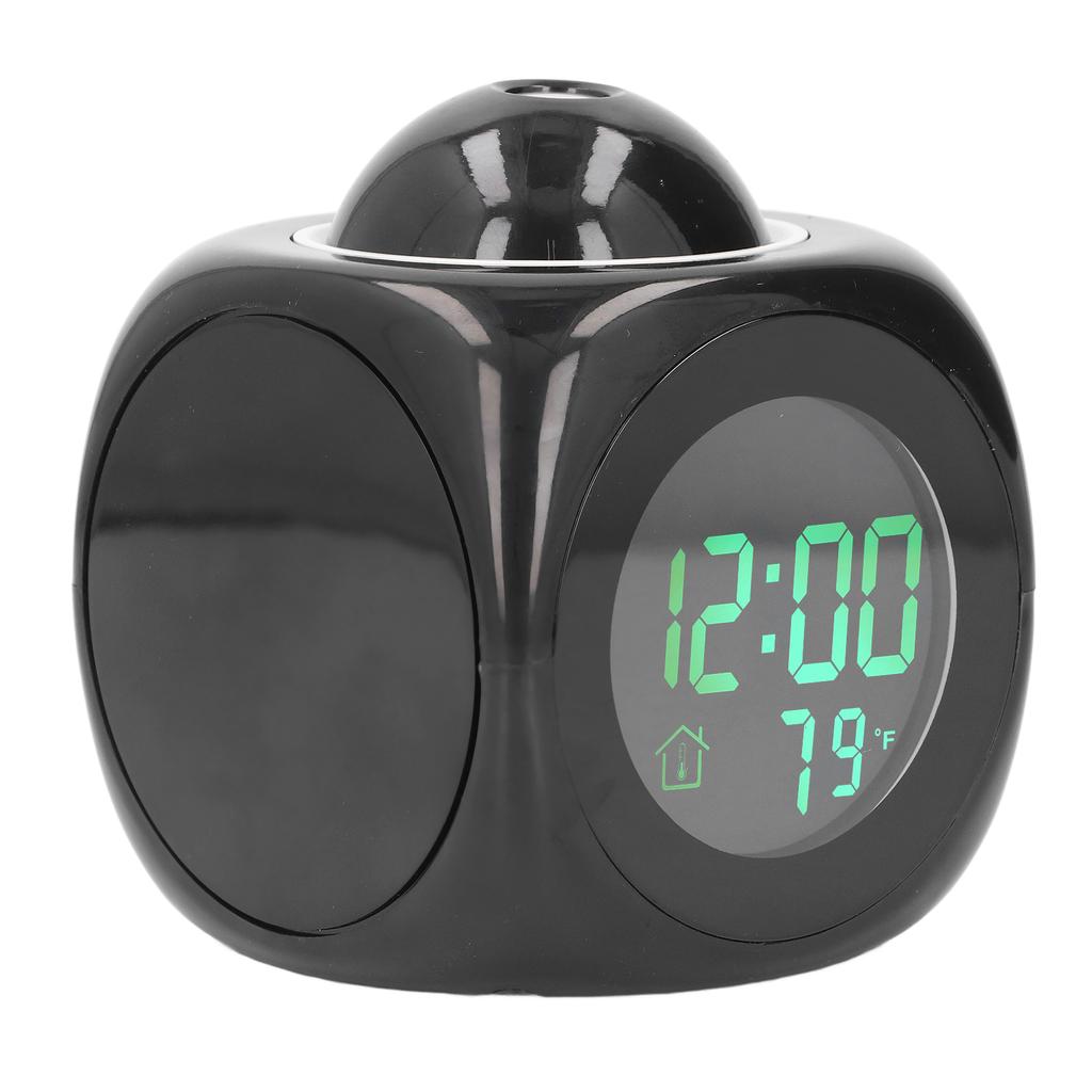 Digital LCD Projection Alarm Clock Children Backlit English Voice Reporting Projection Alarm Clock