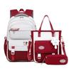 2024 Summer New Cute Cartoon Primary School Bags Lightweight Burden Reduction Girl Student Book Bag 3 Pcs Set Children Backpack Grade 5-6 Tutoring Bag
