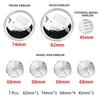 7pcs Front Hood Emblem Car 50th Anniversary Logo 82mm+Rear Badge 74mm+Wheel Hub Cap 68mm Decoration Cover Styling for BMW M