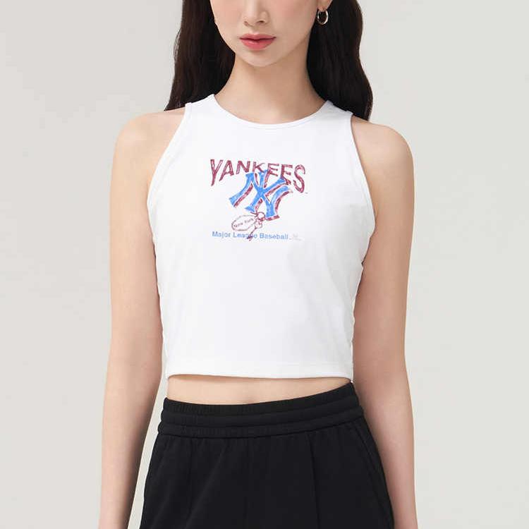 MLB Sun Protection Cool Feel Sports Bra Tank Top Women tops Off-White 3FTKA0153-50WHS