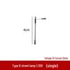 Luminous Single-Arm Street Lamp Model - Straight Head, Multiple D-Type Models