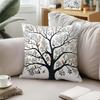 Tree Of Life Plant Printing Pattern Cushion Cover Modern Home Living Room Sofa Decoration Throw Pillow 45X45Cm