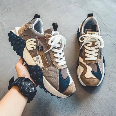Fashion Fashion Designer Men Shoes Dissolve Thick Shoes Casual Lightweight Sneakers Men Platform Trend Chunky Sneakers Walking Shoes