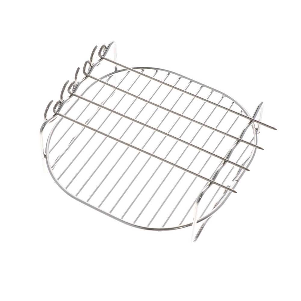 Stainless Steel Home BBQ Air Fryer Accessories Baking Tray Barbecue Rack Air Fryer Rack Grill