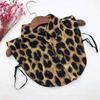 Women's Detachable Faux Collar Insert Leopard Snakeskin Print Half Shirt Blouse Lapel False Collar Decorative Favor