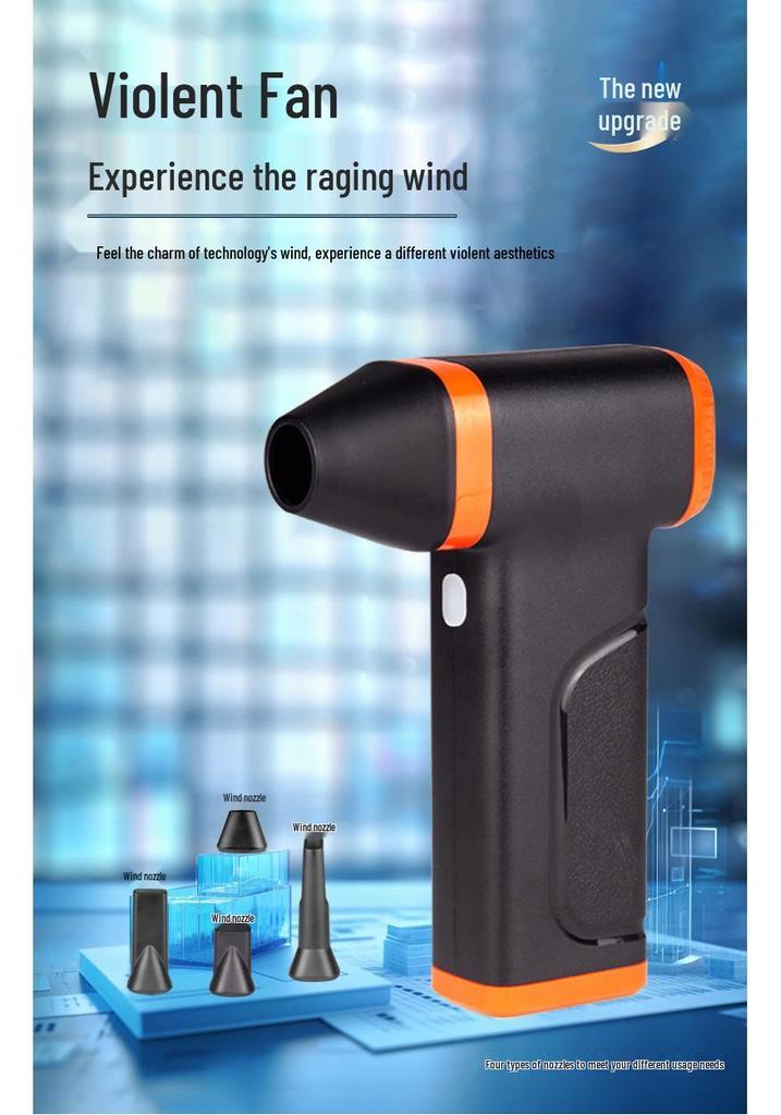 High-Speed Handheld Mini Camping Fan & Blower