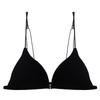 Conjunto de Sujetador sin Aros con Cierre Frontal y Copas Triangulares - Diseño Elegante y Sexy para Mujeres Jóvenes