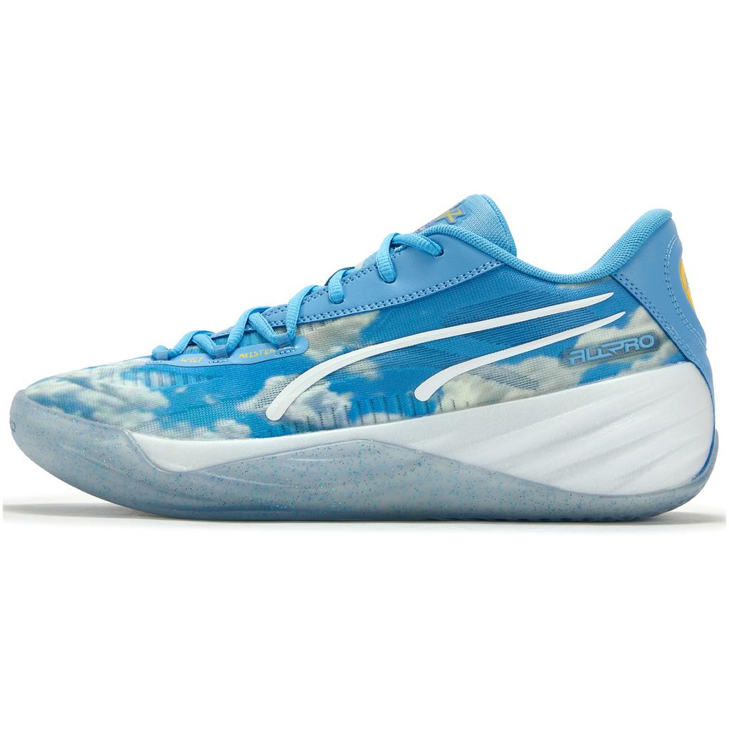 Dennis Schröder x Puma All-Pro Nitro Clouds Unisex-Sneaker Blau Team-Hellblau Weiß 311358-01