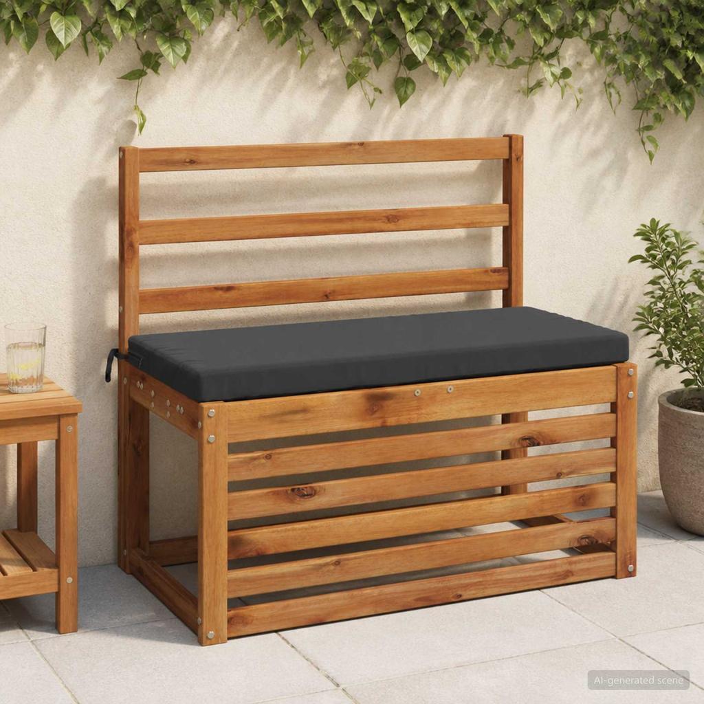 2 piece bench cushion set SOEST 2 pcs 100percent polyester anthracite