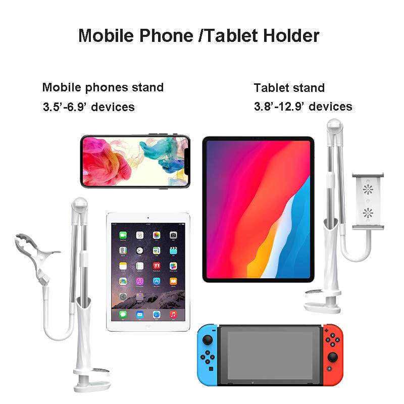 Mobile Phone Holders Long Arm Flexible Mobile Mount Stand Lazy Bracket Neck Cell Phone Holder Stand for Phone