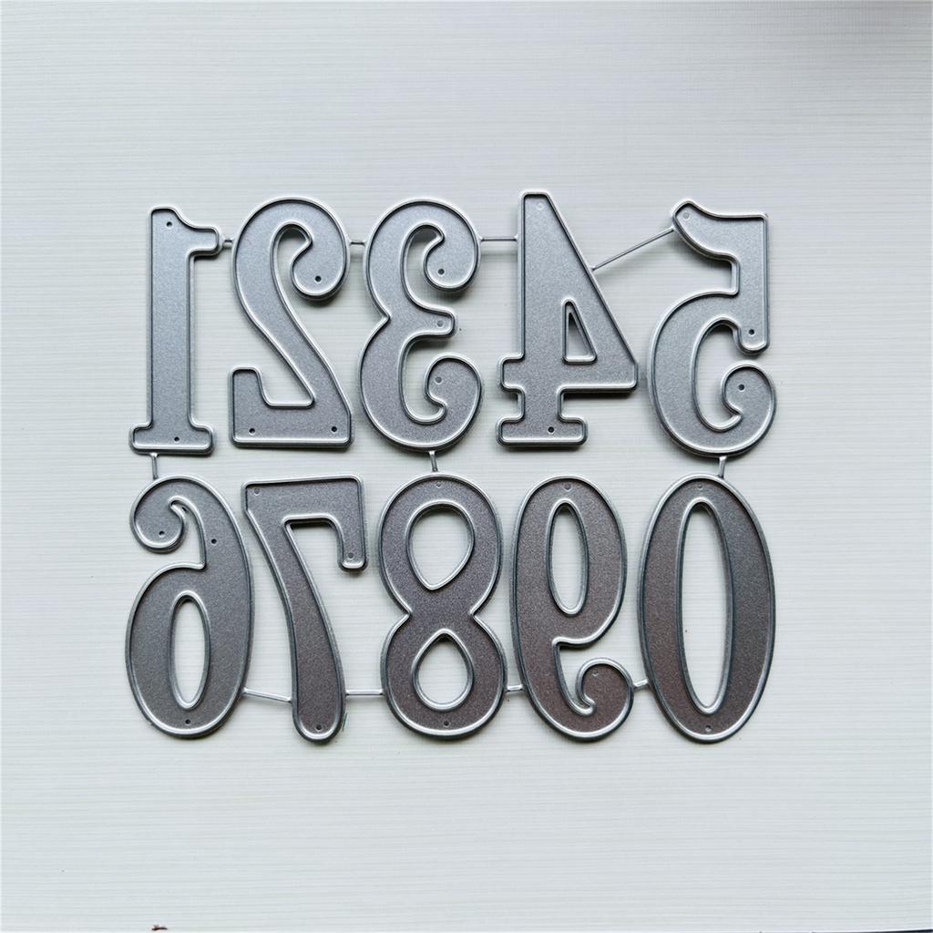 Metal Die Cuts Letter Number Embossing Stencil Cutting Dies for Card Making Scrapbooking Paper Craft DIY Template Mold