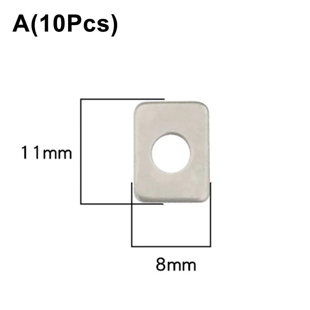 

10pcs Air Compressor Valve Plate Silent Oil Free Piston Machine Iron Plate Air Compressor Metal Plate Pump Head Valve Plate