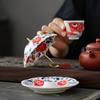 Ceramic Umbrella Tea Strainer Traditional Tea Filter Exquisite Tea Infuser  Gift