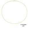 eManco Titanium Steel Round Chain Necklace - Simple European/American Style for Women and Couples, Long Snake Bone Chain, Clavicle Design.