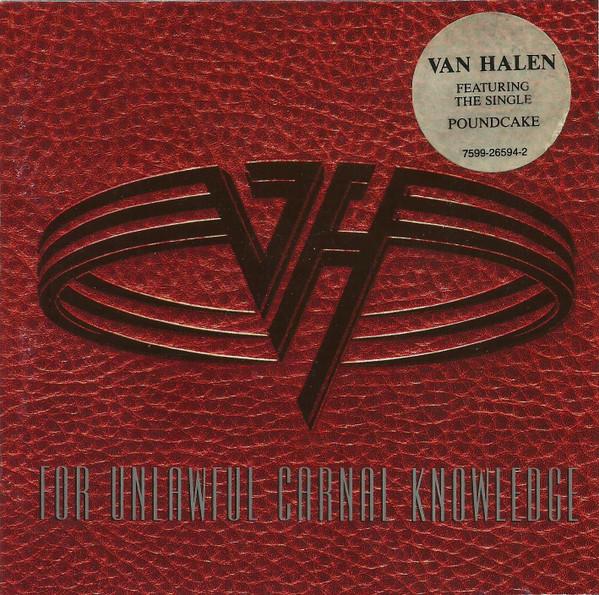 CD VAN HALEN For Unlawful Carnal Knowledge 7599265942 Европа Рок Б/у