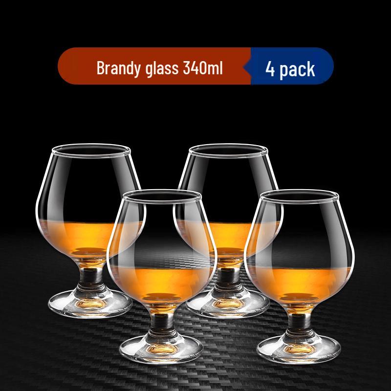 Juego de Cristalería para Bebidas: Copas de Baijiu, Whisky, Vino de Tallo Alto y Brandy para Uso Doméstico