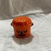 Spooky Demon Halloween Mini Boo Bucket With Handles Party Halloween Nostalgia Buckets Plastic Trick or Treat Buckets
