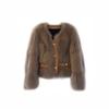 Europe and the United States Popular Imitation Fox Fur Coat Autumn and Winter New Haining Korean Version Short Coat