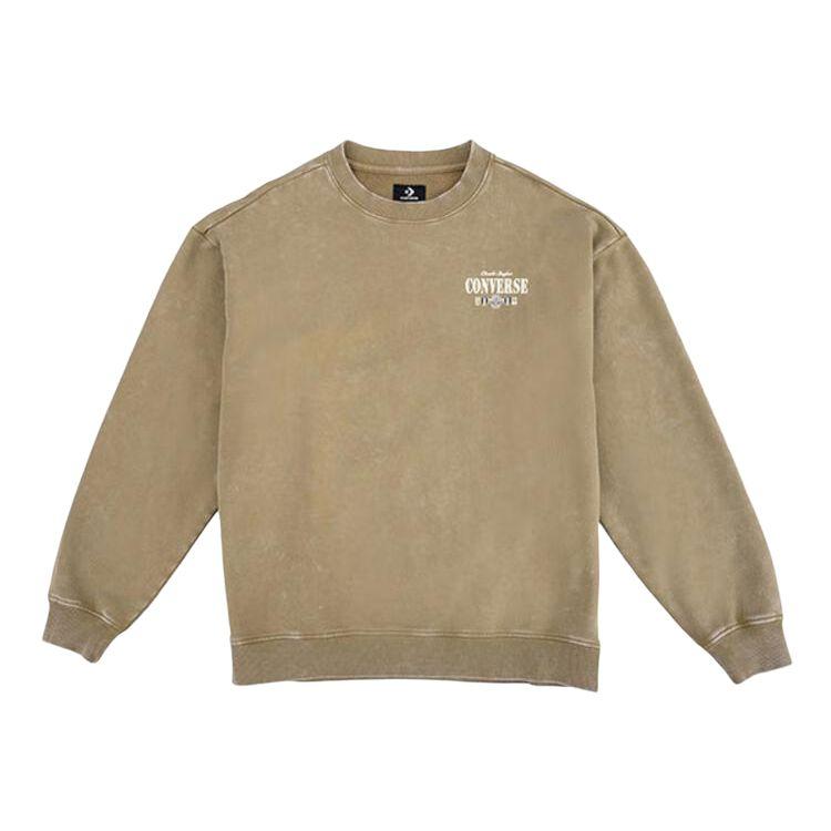 New Converse Sweatshirts Unisex Khaki Brown UCJ123-FAK