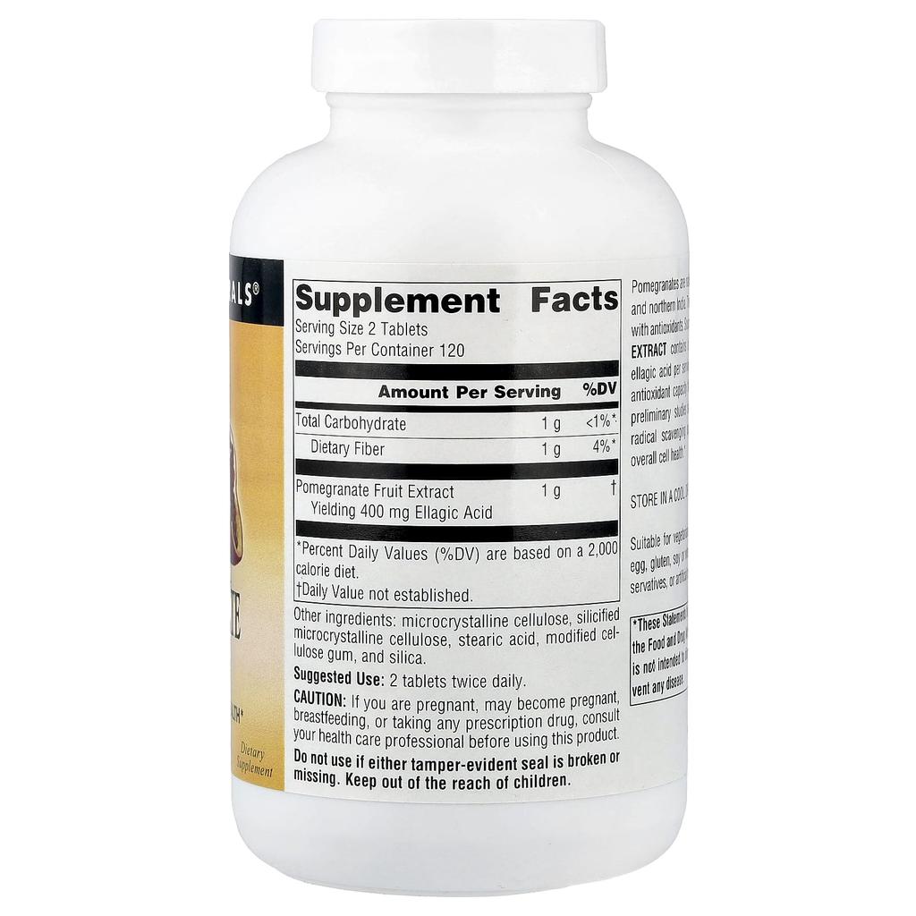 Pomegranate Extract, 500Mg, 240 Tablets