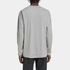 Adidas Logo Print Long Sleeve T-Shirt Men Tops Gray IB9023