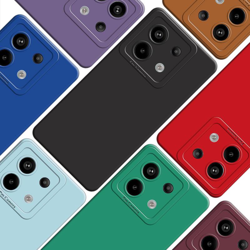 

Для POCO X6 Чехол для Xiaomi POCO X6 5G Чехол 6,67 дюйма Новый жидкий силиконовый противоударный полный чехол для камеры Защитный бампер