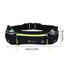 Hydration Running Belt with Bottles Multiple Pockets Water Bottle Holder Adjustable Strap Waist Pack for Running Hiking Climbing