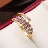 Elegant Wheat Ear Adjustable Ring for Women Exquisite Versatile Jewelry