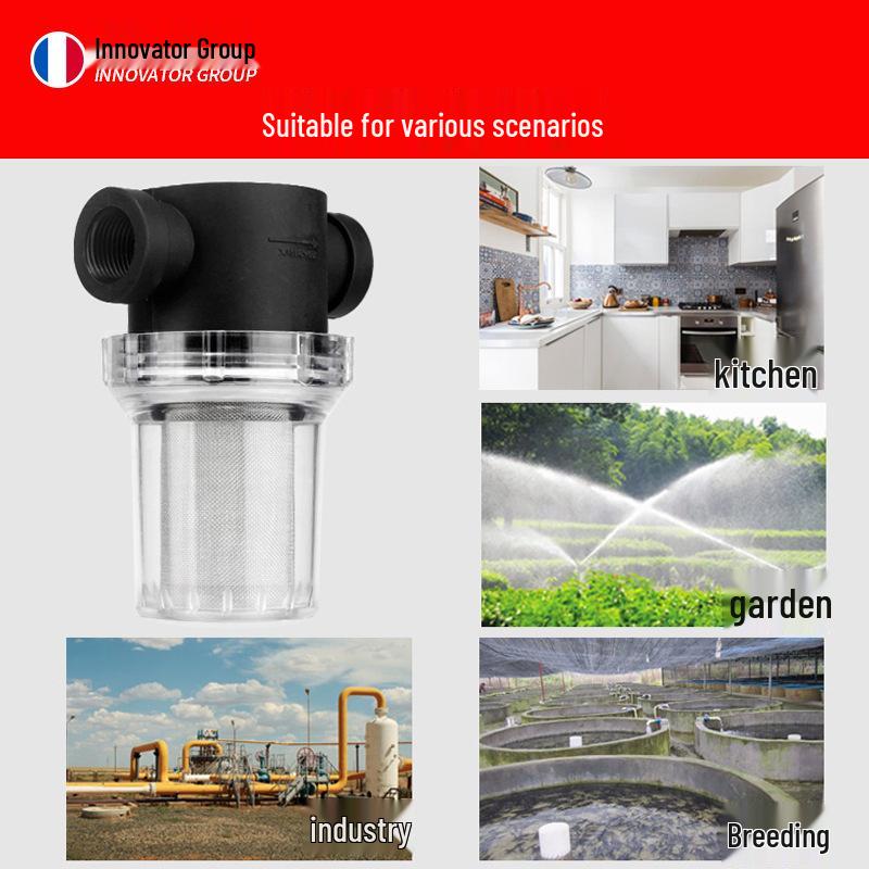 Cross-Border Garden Hose Filter for Mud, Sand, Irrigation, Car Wash, Tap Water, and Aquaculture
