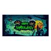 7 X 16ft Halloween Garage Door Cover Large Skeleton Graveyard Hanging Backdrop Door Banner for Halloween Yard Front Porch Wall Decoration