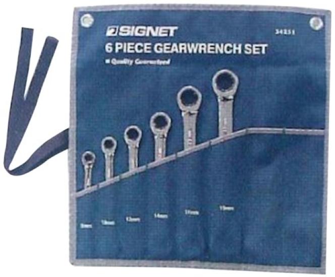 

Набор ключей SIGNET MM с 6-секционным чехлом 34251,