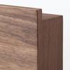 MUJI Furniture Holder with 44cm Wide X 4cm Deep X 9cm Walnut Product 12939641 Wall-Mountable Magnet, High, Veneer, Number