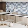 Self-Adhesive Vinyl Wall Tiles for Interiors Geometric Circles In a 6x60x30 Cm Grid