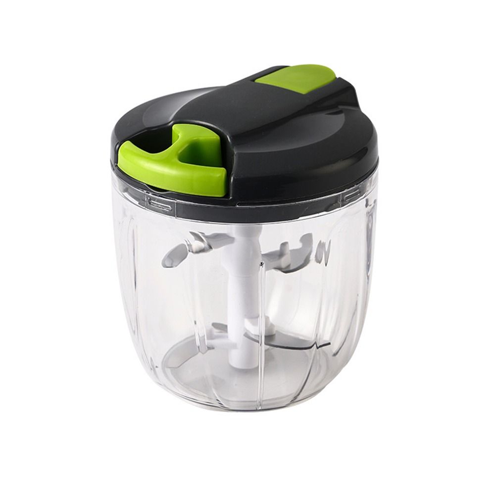 Multi-function Hand Pull String Garlic Chopper Portable Manual Food Mincer Wear-proof Anti-slip Base Vegetable Cutter Onion