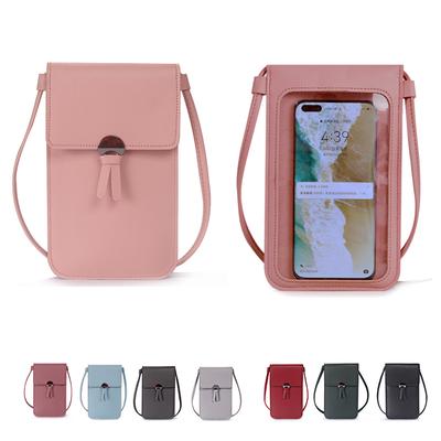 Damen Handy-Umhängeband Handtasche Quaste Geldbörse Touchbare Cross Bags Handytasche Schultertasche KTB