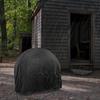 Firewood Log Hoop Cover, Coolrunner 40 Inch Round Fire Wood Rack Cover Outdoor Waterproof Resistant Log Rack Cover Round Log Holder cover Fit for 30"