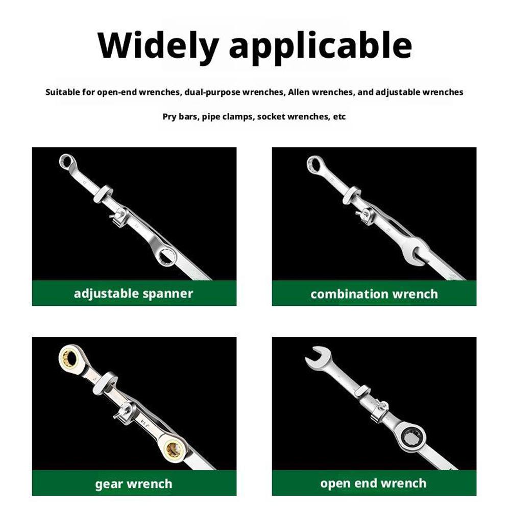 Wrench Extender - Long Open End Cheater Bar Extension Tool. Labor-Saving Ratchet Torque Amplifier. Ideal for Hard To Reach Bolts