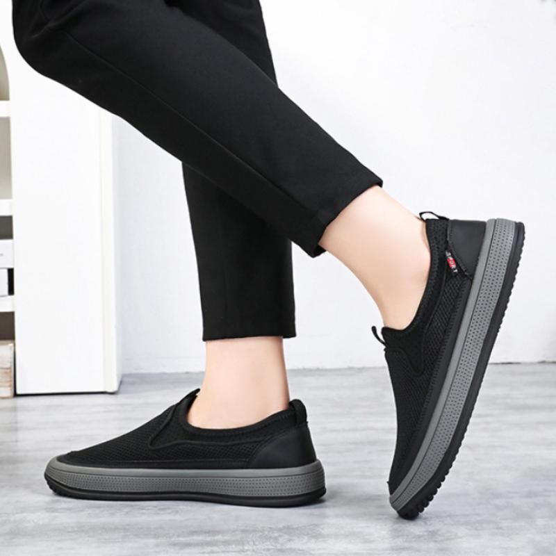 Men's Mesh Breathable Shoes Comfy Non Slip Casual Walking Shoes for Men's Outdoor Shoes