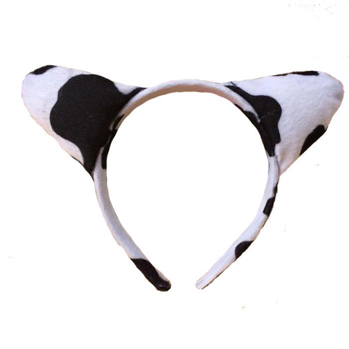 Zodiac Animal Horn Headband: Cow, Rabbit, Tiger, Dog, Cat, Wolf, Devil. Perfect for Costumes and Performances.