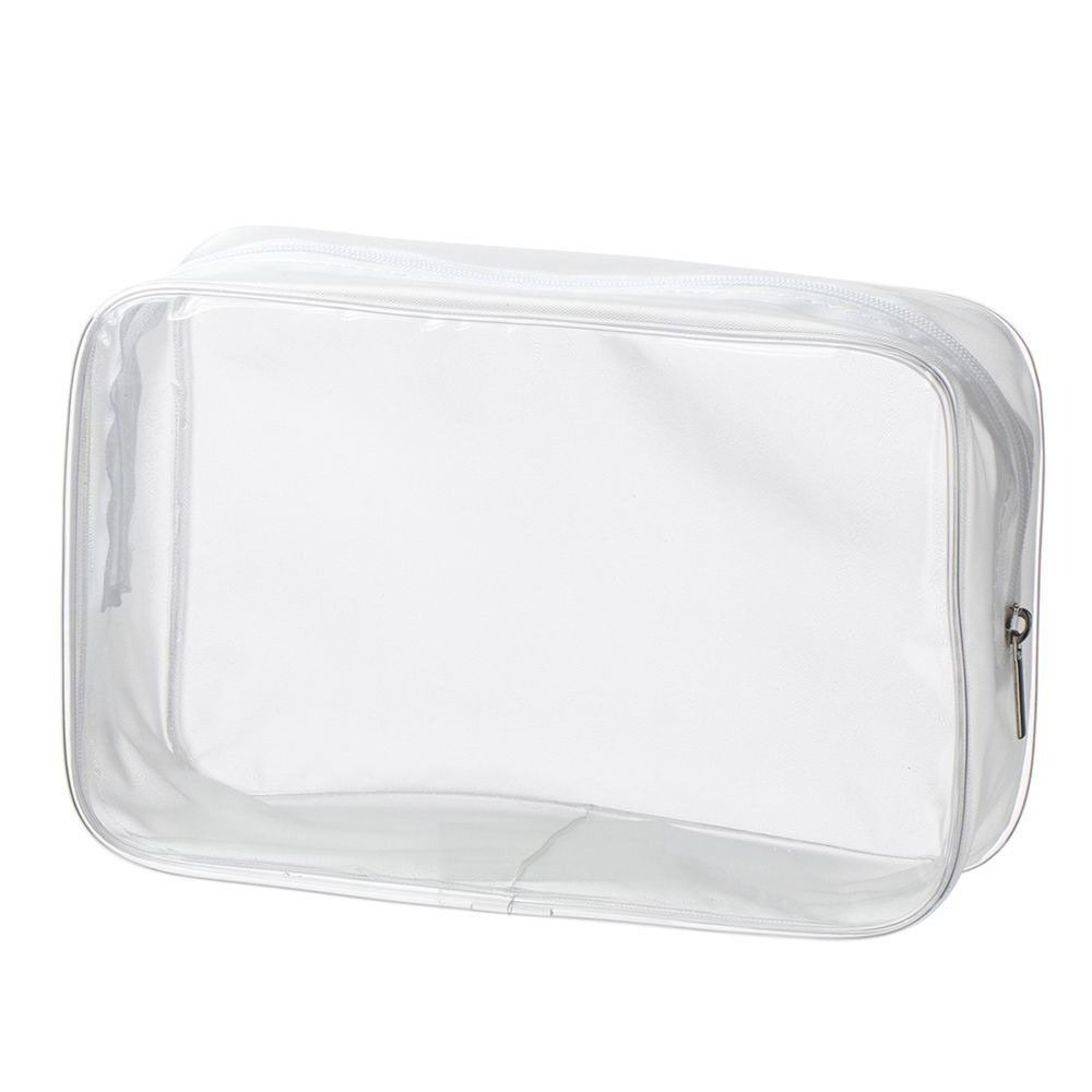 Transparent Printing Travel Organizer Multifunctional Clear Makeup Pouch Portable PVC Wash Bags