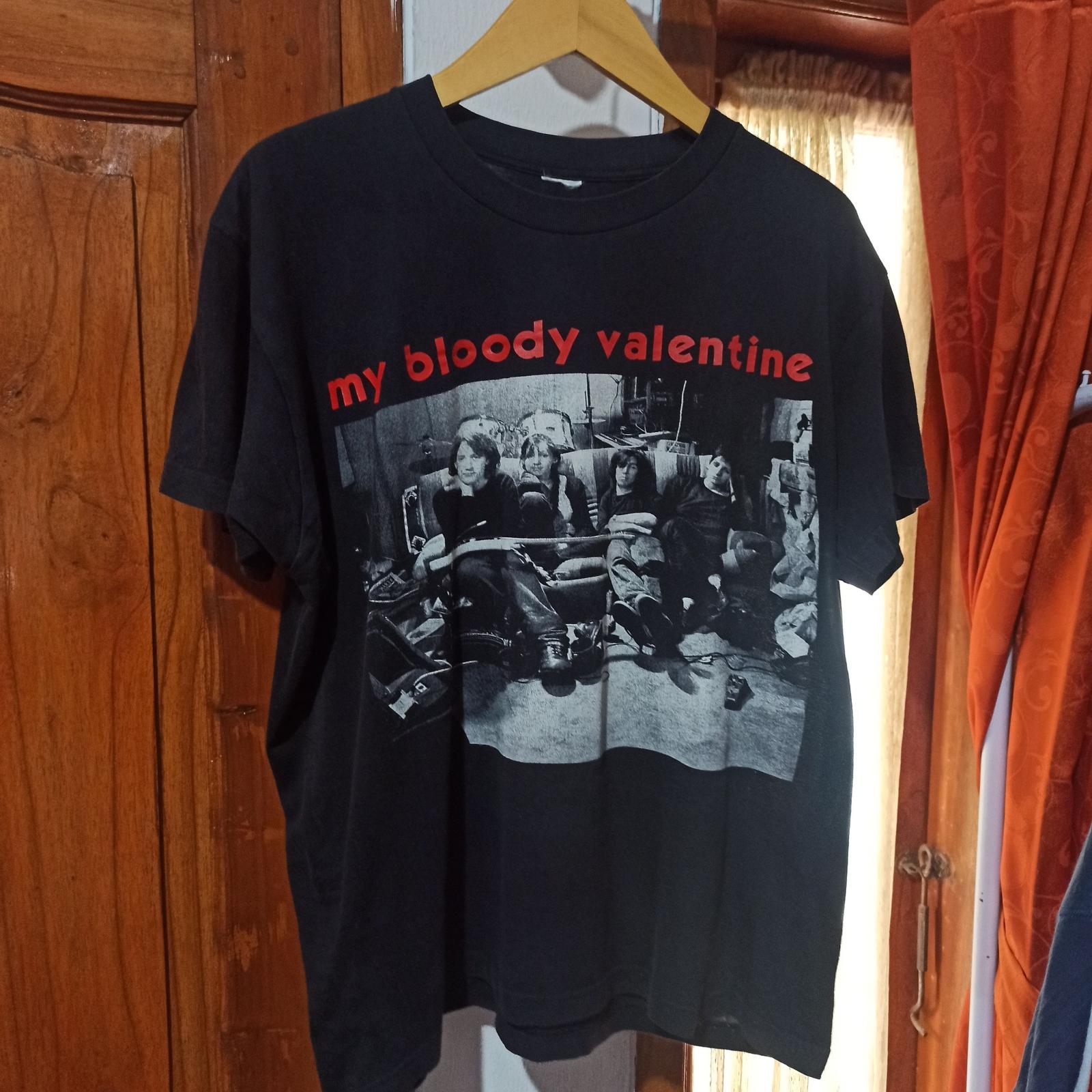 My Bloody Valentine Black Short Sleeve Cotton T-shirt Unisex S5XL VN3489 M