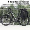 E-Bike RearSeat Bag Electric   Battery Bag Expandable Large Capacity   Rack Seats Bag Waterproof Cycle Bag