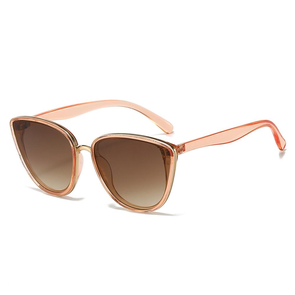 JYL Sunglasses Cat Eye Uv Protection Metal Versatile Use 2329 A-18249