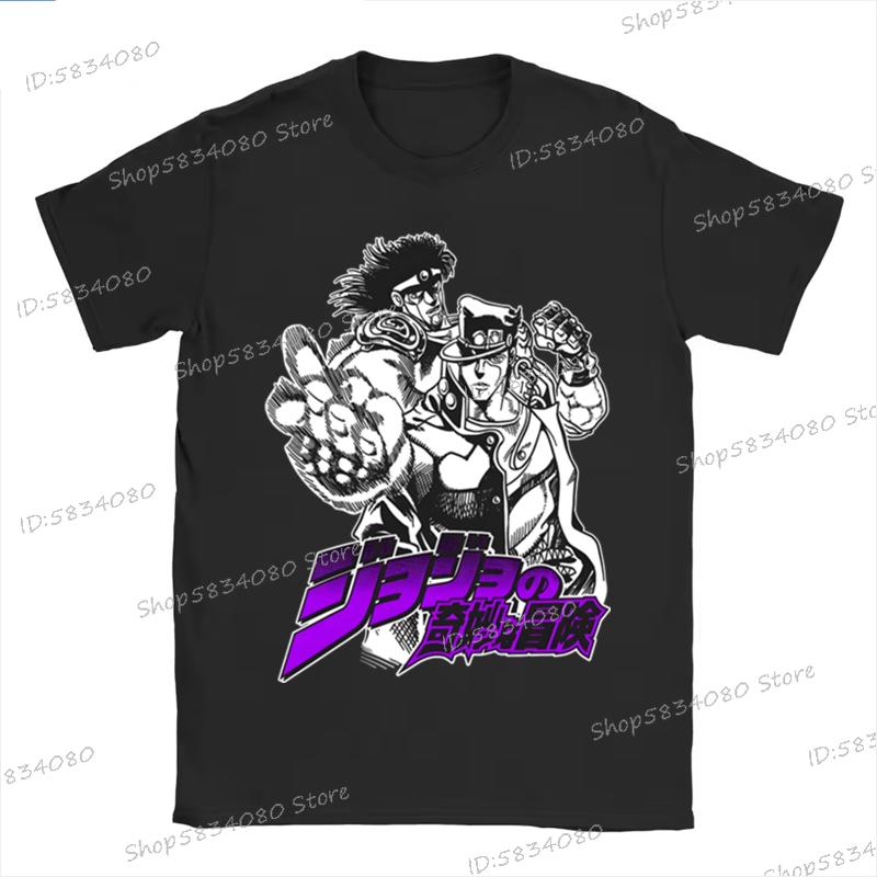 JoJos Bizarre Adventure T Shirt Unisex Women Anime Unisexga Graphic Design Shirt Tee All Size Anime Jojos Fashion Street Casual Tops