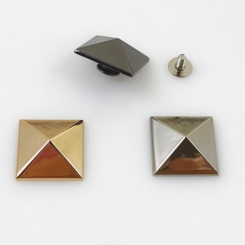 20MM Gold Pyramid Decorative Nail for Bags