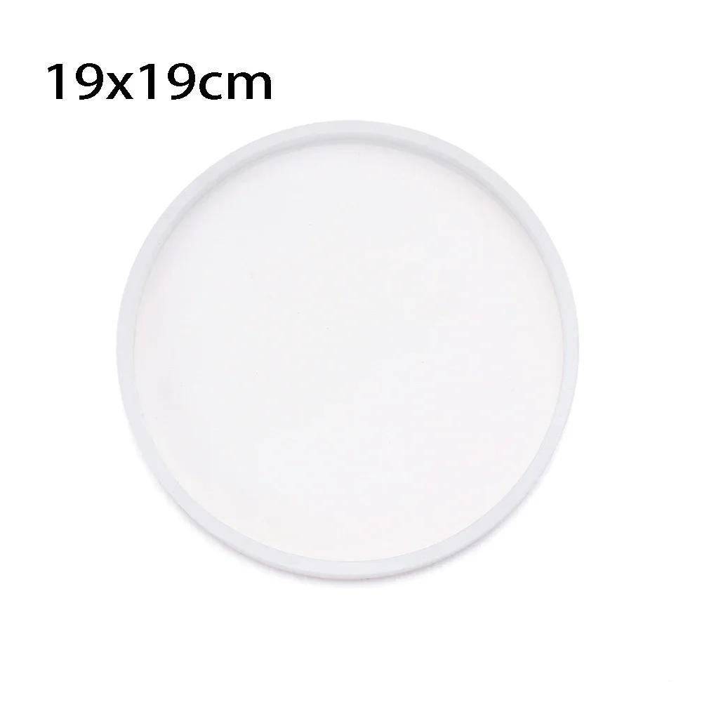 Transparente Silikonform DIY Runde Herz-Fruchtplattenform Tablettform UV-Epoxidharz Untersetzerformen Handgefertigter Schmuckherstellungswerkzeuge
