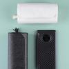 Jewelry Roll Clutch Bag Foldable PU Jewelry Storage Bag Earrings Organizer