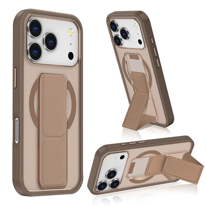 

Hot Selling for IPhone17PROMAX Wristband Holder Phone Case 16 Skin Sensitive Magnetic Suction 15 Phone Case Protective Cover IP12 Pro Max/IP13 Pro Max