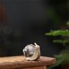 Snail Miniature Figurine Model Coarse Pottery Ceramics Snail Statue Ornament for Fairys Garden Landscape Decoration